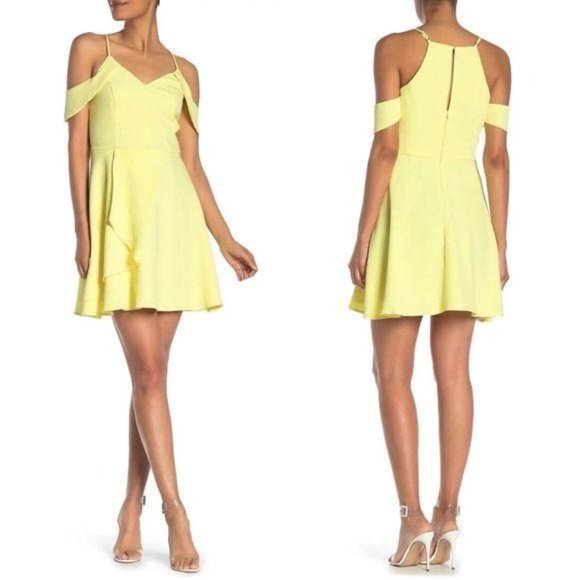 Adelyn Rae Dresses & Skirts - 5 for $25| Adelyn Rae Yvone Woven Cold Shoulder Dress